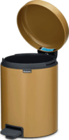 Brabantia Treteimer Newicon 5 literes pedálos rozsdamentes acél szemetes - Arany