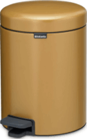 Brabantia Treteimer Newicon 5 literes pedálos rozsdamentes acél szemetes - Arany