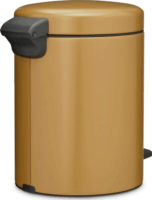 Brabantia Treteimer Newicon 5 literes pedálos rozsdamentes acél szemetes - Arany