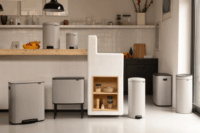 Brabantia Treteimer Newicon 3 literes pedálos rozsdamentes acél szemetes - Szürke