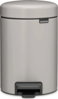 Brabantia Treteimer Newicon 3 literes pedálos rozsdamentes acél szemetes - Szürke