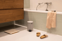 Brabantia Treteimer Newicon 3 literes pedálos rozsdamentes acél szemetes - Szürke