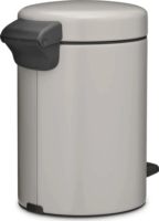 Brabantia Treteimer Newicon 3 literes pedálos rozsdamentes acél szemetes - Szürke