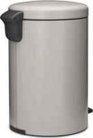 Brabantia Treteimer Newicon 20 literes pedálos rozsdamentes acél szemetes - Szürke