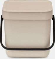 Brabantia Sort & Go 3 literes Szelektív Műanyag szemetes tetővel - Bézs