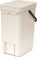 Brabantia Sort & Go 12 literes Szelektív Műanyag szemetes tetővel - Bézs