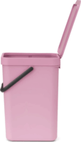 Brabantia Sort & Go 12 literes Szelektív Műanyag szemetes tetővel - Rózsaszín