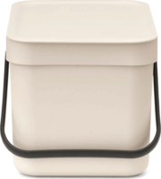 Brabantia Sort & Go 6 literes Szelektív Műanyag szemetes tetővel - Bézs