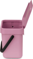 Brabantia Sort & Go 3 literes Szelektív Műanyag szemetes tetővel - Rózsaszín