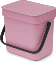Brabantia Sort & Go 3 literes Szelektív Műanyag szemetes tetővel - Rózsaszín