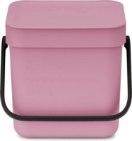 Brabantia Sort & Go 3 literes Szelektív Műanyag szemetes tetővel - Rózsaszín