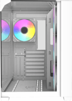 RAIDMAX i620 WHITE ATX Midi Torony számítógépház + 1db 120mm ventilátor - Fehér