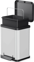 Hailo Öko uno Plus M 17 literes pedálos rozsdamentes acél szemtes - Inox