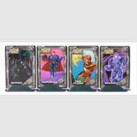 DC Comics Metal Force 4 db-os gyűjthető figura készlet érmékkel