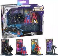 DC Comics Metal Force 4 db-os gyűjthető figura készlet érmékkel