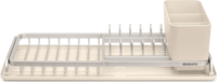 Brabantia edényszárító állvány, evőeszköz tartóval 20 x 46,3 cm - Bézs