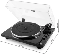 JVC ALE534B Bakelit Vinyl lemezjátszó - Fekete