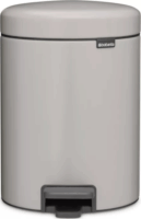 Brabantia Newicon 5 literes pedálos acél szemetes - Szürke