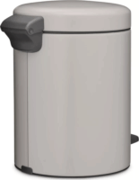 Brabantia Newicon 5 literes pedálos acél szemetes - Szürke