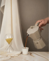 Bialetti Moka Exclusive 6 személyes Kotyogós kávéfőző - Homok