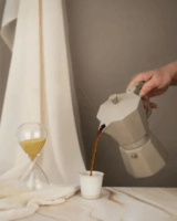Bialetti Moka Exclusive 3 személyes Kotyogós kávéfőző - Homok