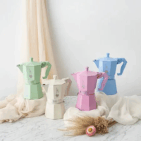 Bialetti Moka Exclusive 6 személyes Kotyogós kávéfőző - Krém