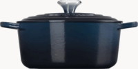 Le Creuset Ötöttvas Főző / Sütőedény fedéllel Ø 26cm 5,3L - Sötétkék