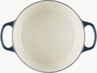 Le Creuset Ötöttvas Főző / Sütőedény fedéllel Ø 26cm 5,3L - Sötétkék
