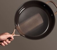 Zwilling Milano Magasfalú Serpenyő Üveg fedéllel 28cm - Barna