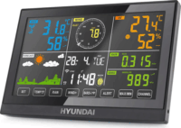 Hyundai WSP5200WIFI Meteorológiai Időjárás állomás 1 külső szenzorral - Fekete