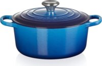 Le Creuset Signature Öntöttvas Lábas Ø 24cm 4 ,2L - Azurkék