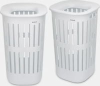 Brabantia 244704 Műanyag szennyestartó 2 darab 55L - Fehér