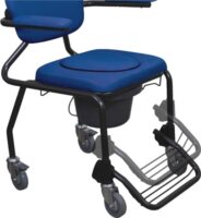 Aston BEST UP Higiéniai Kerekesszék Max 130kg - Kék / Fekete