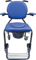 Aston BEST UP Higiéniai Kerekesszék Max 130kg - Kék / Fekete
