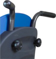 Aston BEST UP Higiéniai Kerekesszék Max 130kg - Kék / Fekete