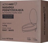 ActioMed NT10AM WC Magasító tetővel Max 180kg - Fehér