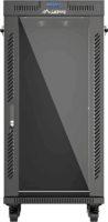 Lanberg 19" Szabadon álló rack szekrény 24U 600x600mm - Fekete
