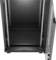 Lanberg 19" Szabadon álló rack szekrény 24U 600x600mm - Fekete