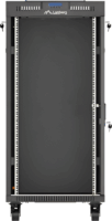 Lanberg 19" Szabadon álló rack szekrény 24U 600x600mm - Fekete