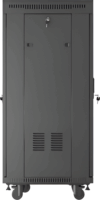 Lanberg 19" Szabadon álló rack szekrény 24U 600x600mm - Fekete