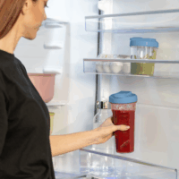 Guzzini Sous Chef On the go Hordozható turmixgép 600ml / 320W - Kék/Inox