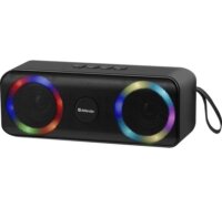 Defender Q1 2.0 RGB Akkus Hordozható Bluetooth Hangszóró 10W - Fekete