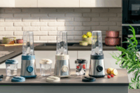 Guzzini Sous Chef On the go Hordozható turmixgép 600ml / 320W - Fekete/Inox