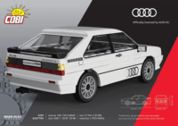 Cobi 24665 Audi Quattro 1980 Fehér autó műanyag makett 1:35