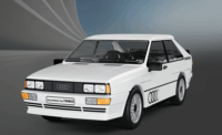 Cobi 24665 Audi Quattro 1980 Fehér autó műanyag makett 1:35