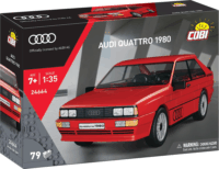 COBI Audi Quattro 1980 Piros autó műanyag makett 1:35