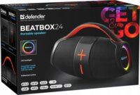 Defender Beatbox 24 2.0 Hordozható Bluetooth Hangszóró 25W - Fekete