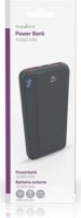 Nedis PBKPD20W125BK Powerbank 10000mAh 20W - Fekete