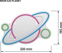 Activejet AJE-NEON PLANET LED Dekorációs Lámpa