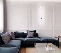 Activejet Lungo Black LED Fali lámpa - Fekete